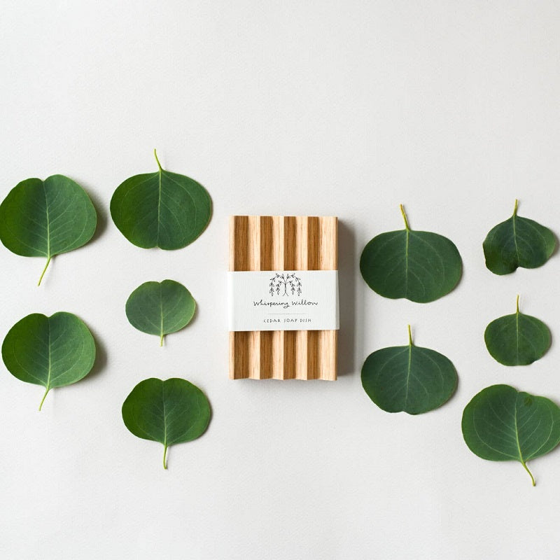 Whispering Willow Cedar Soap Dish