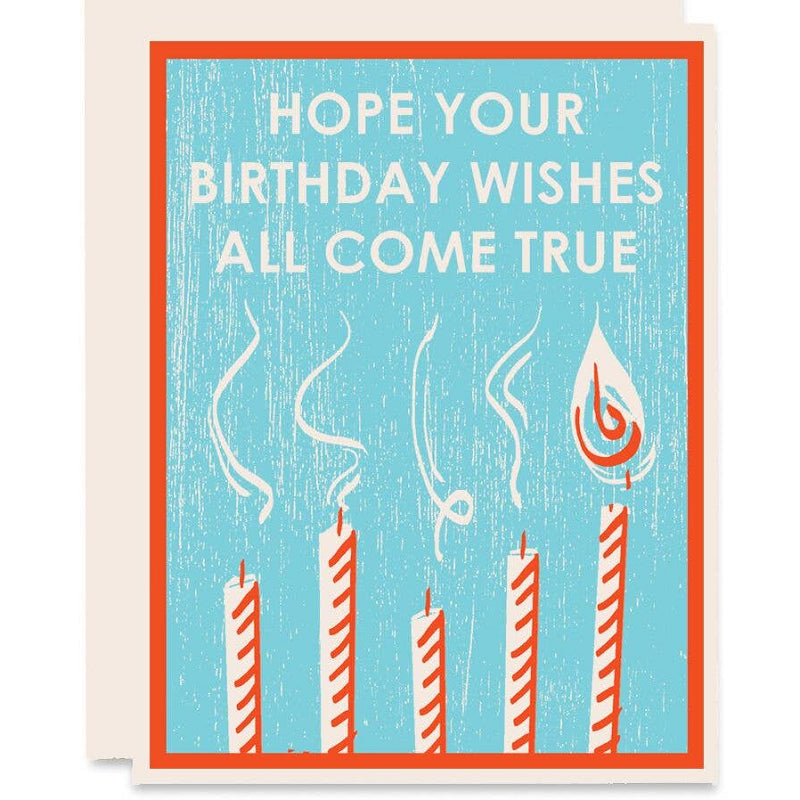 Heartell Press Hope Your Wishes All Come True Birthday Card